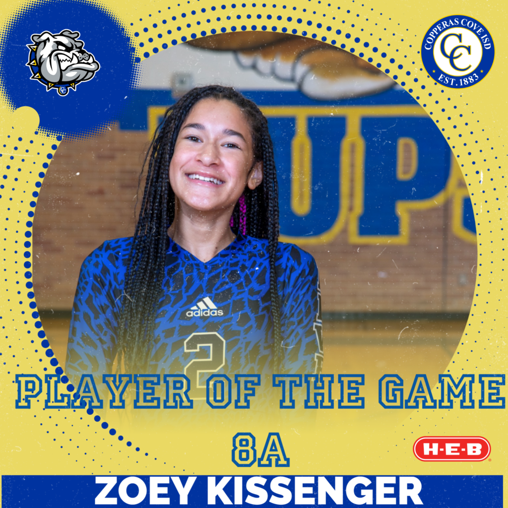 8a player of the gaem zoey kissenger