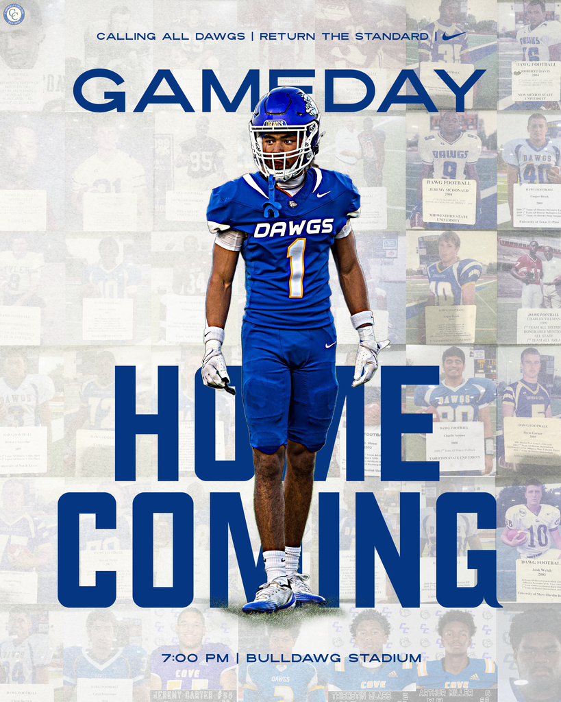 calling all dawgs return the standard home coming 7pm bulldag stadium