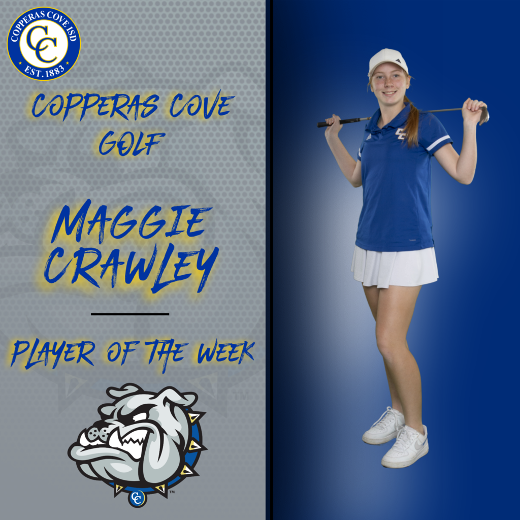 Girls golf player of the wee maggie crawley