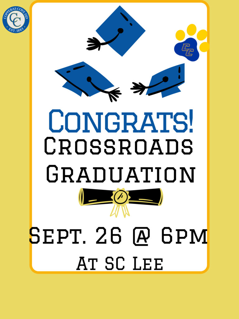 poster with ccisd logo