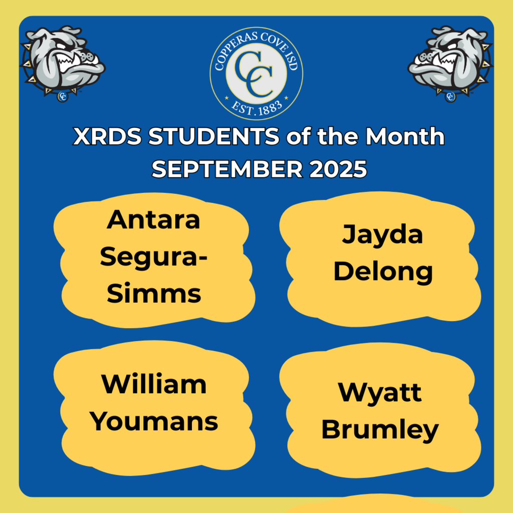 poster with ccisd logo and names