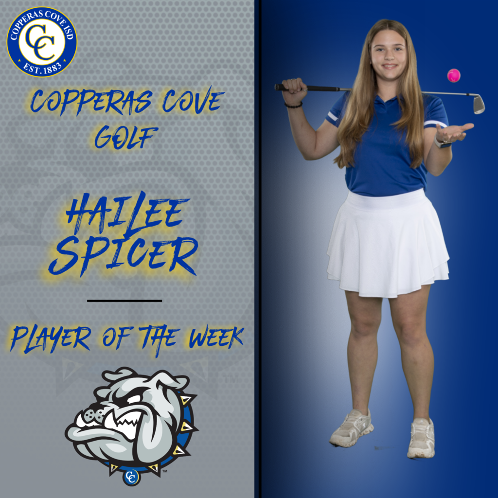 copperas cove golf player of the week hailee spicer