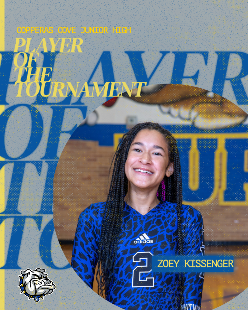 player of the tournamnet zoe kissenger