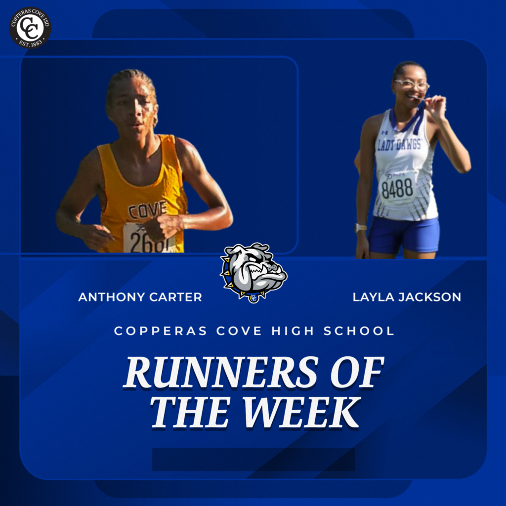 anthoney carter and layla jackson copperas cove hgh school runners of the week