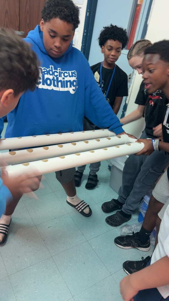 Students building the hydroponic system.