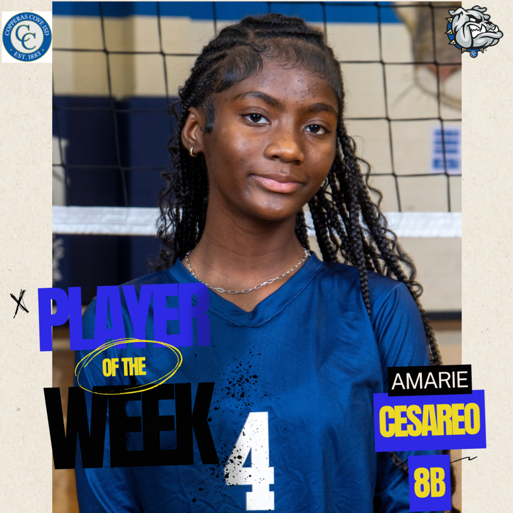 player of the week 8b amarie ceareo
