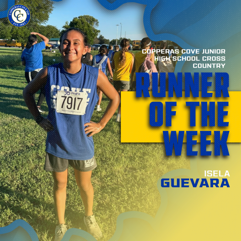 ccjhs runner of the week isela guevara
