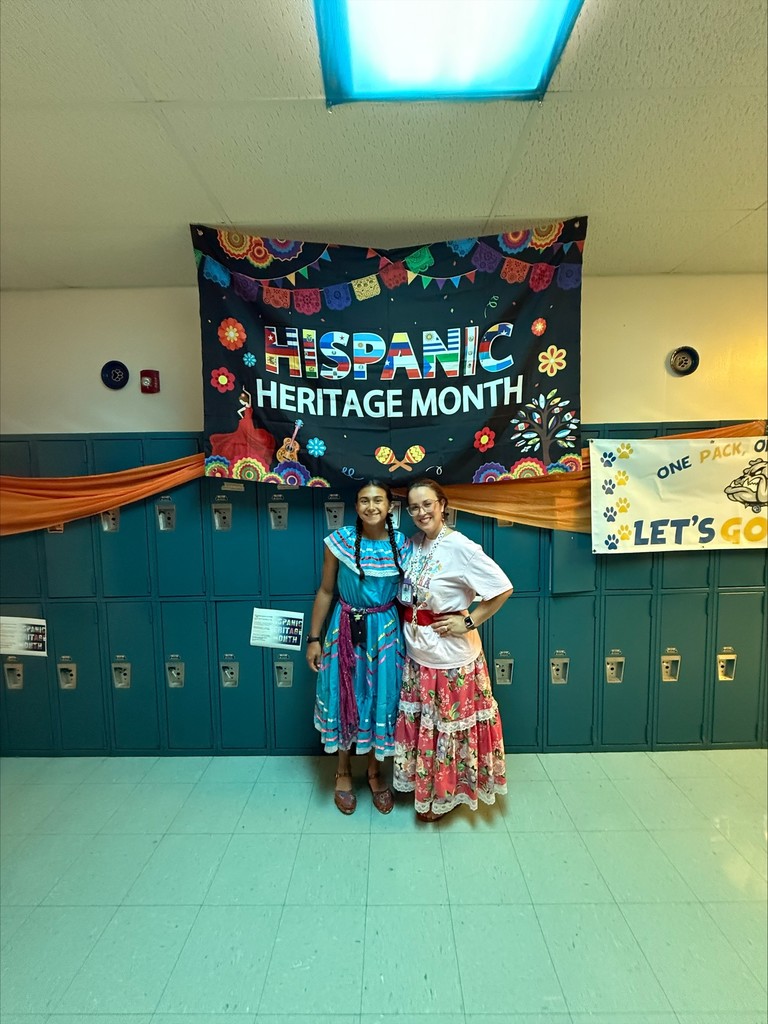 Students celebrating Hispanic Heritage Month