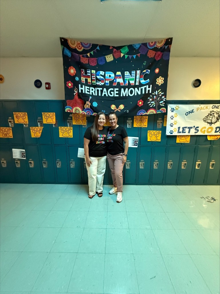Students celebrating Hispanic Heritage Month