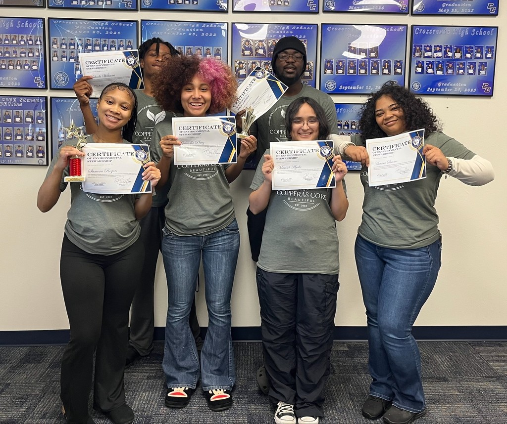 Picture of Crossroads HS Environmental Ambassadors students