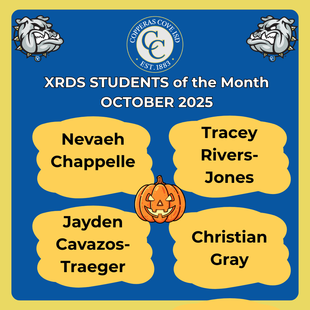 Students of the Month Poster with Logo
