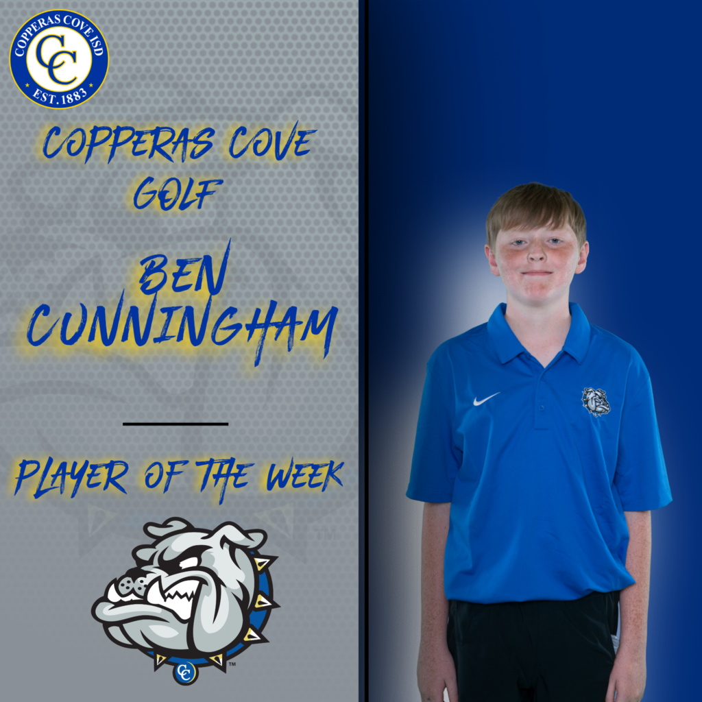copperas cove jv golfer of the week ben cunningham 