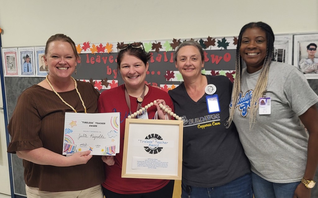 Julie Reynolds Tireless Teacher Award