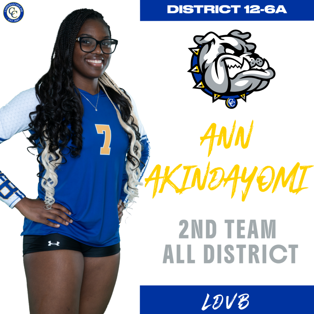 2nd team all district ann akindayomi