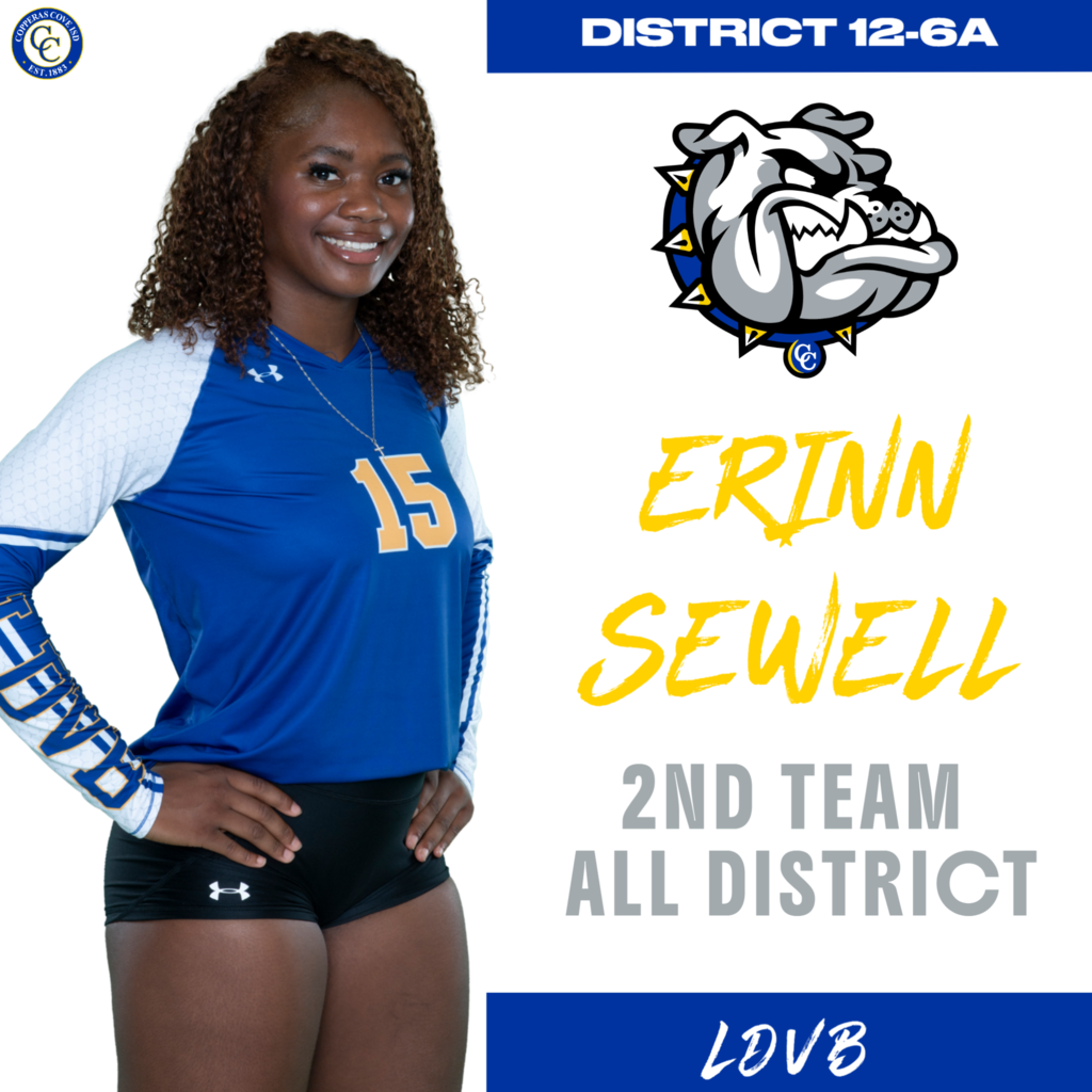 2nd team all district erinn sewell
