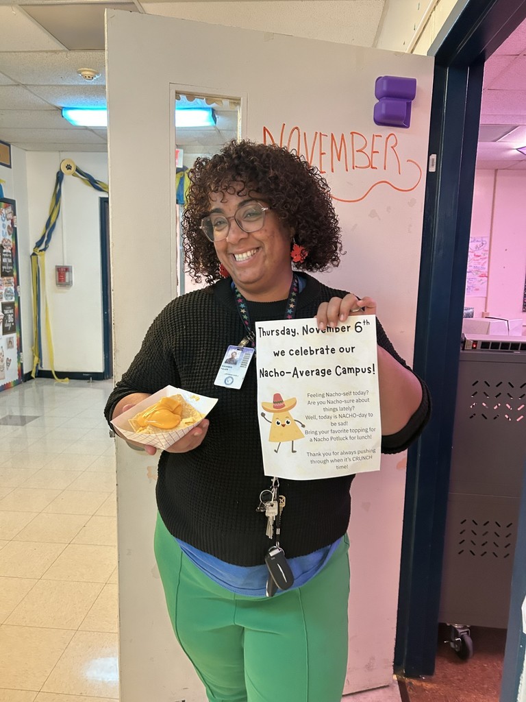 Nacho Day at CCJHS- details in the post