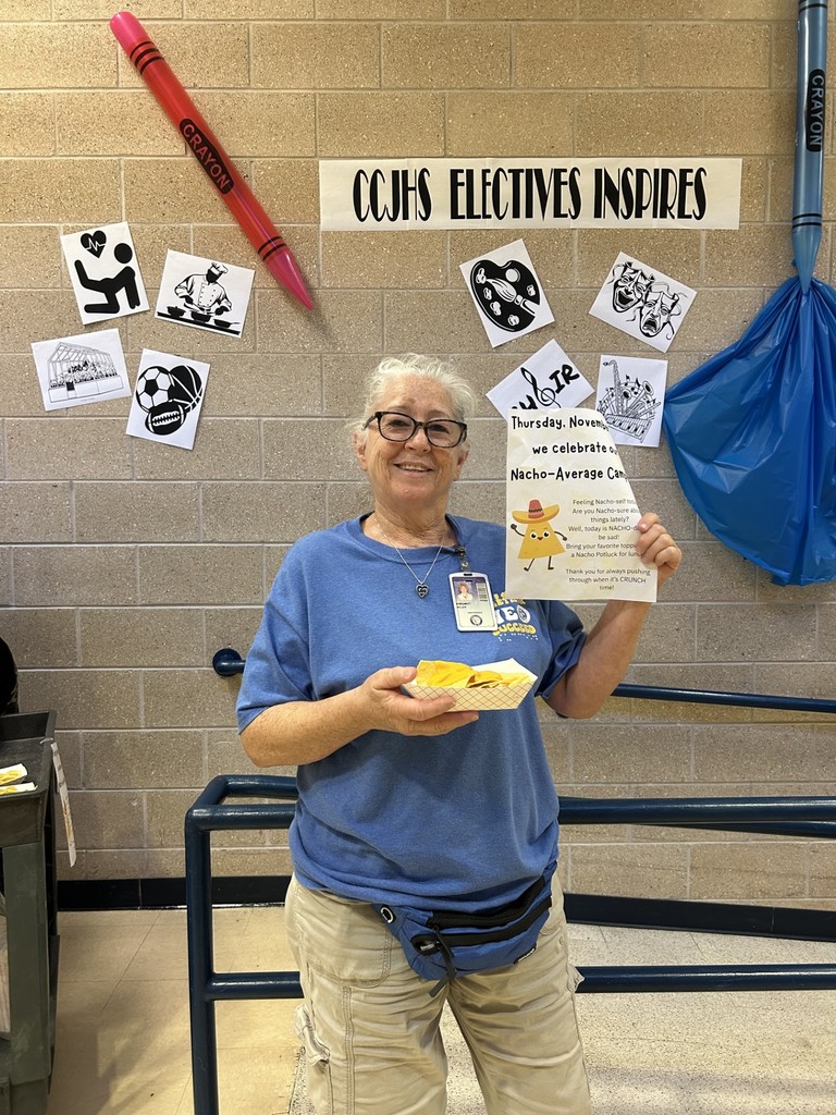 Nacho Day at CCJHS- details in the post