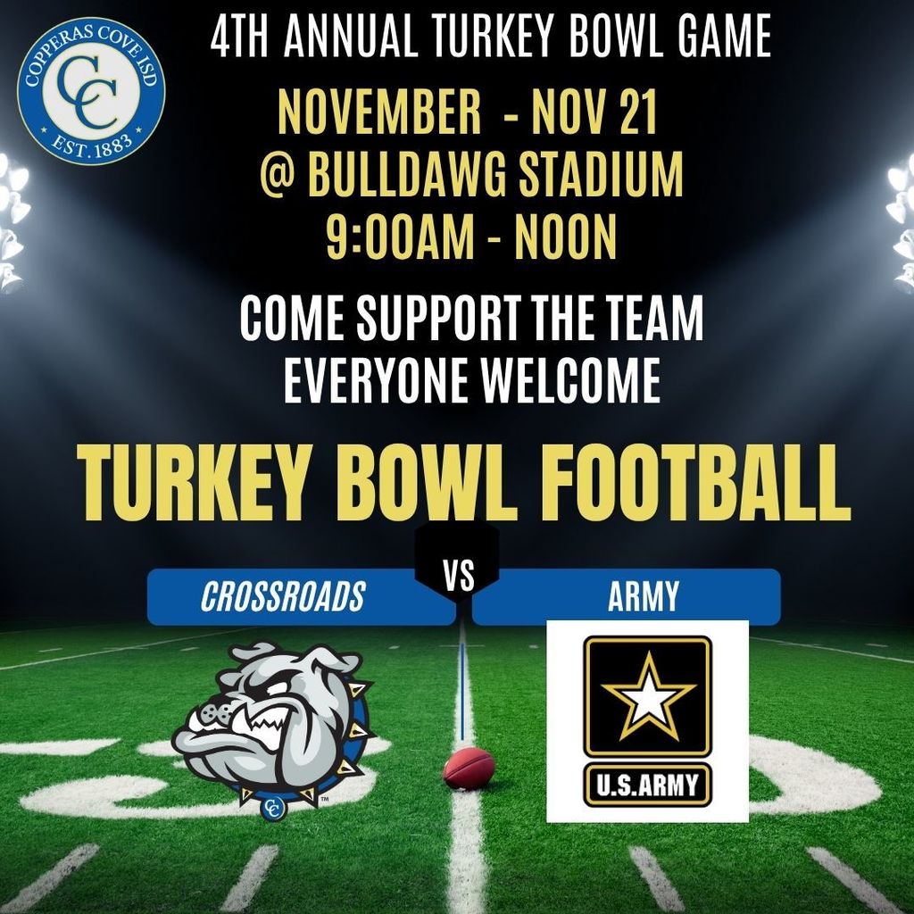 Turkey bowl poster with logo