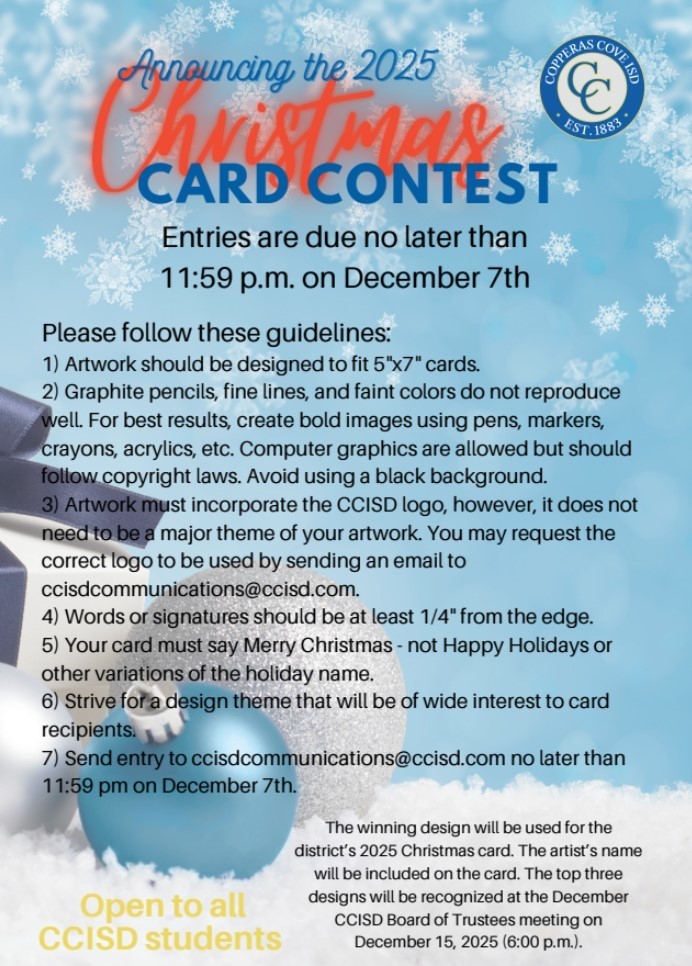 Graphic design with Holiday clipart.  Text in post body. 