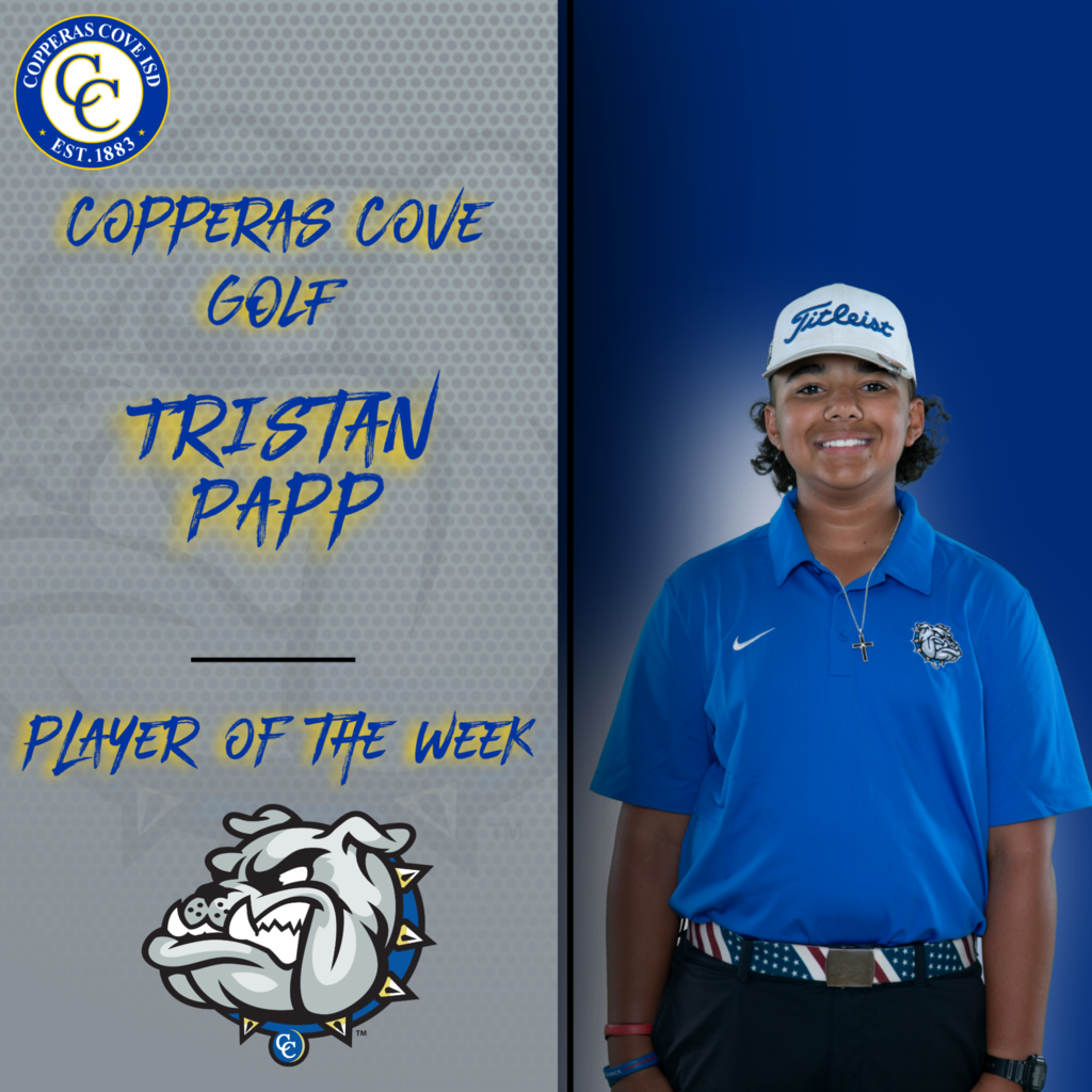 copperas cove golf tristan papp player of the week
