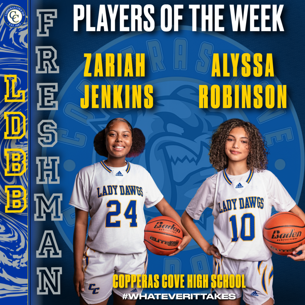 ldbb freshman players of the week jenkins and robinson what ever it takes