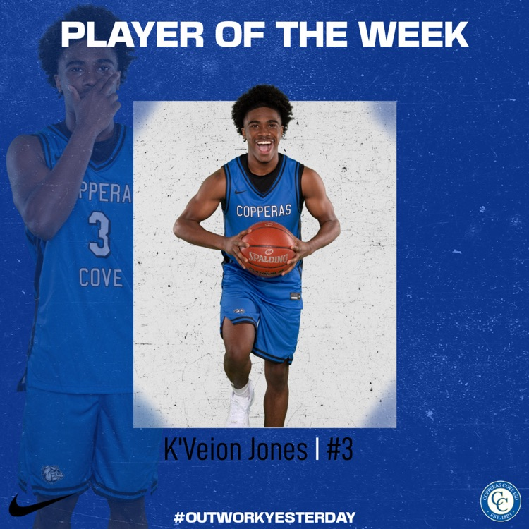 boys basketball player of the week . Kevon jones