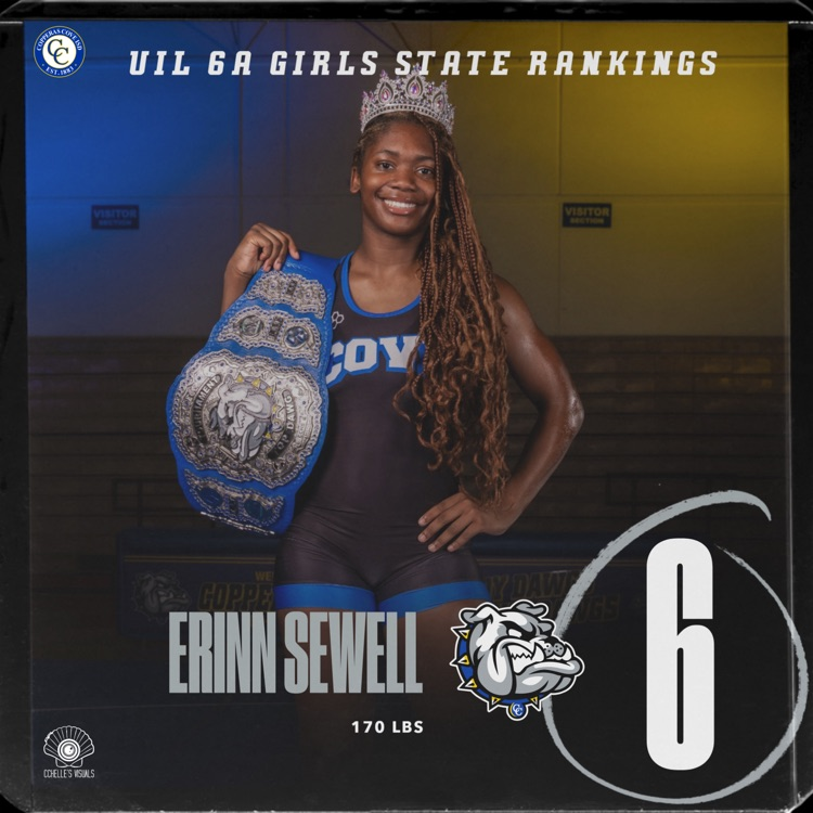 Erinn Sewell ranked 6