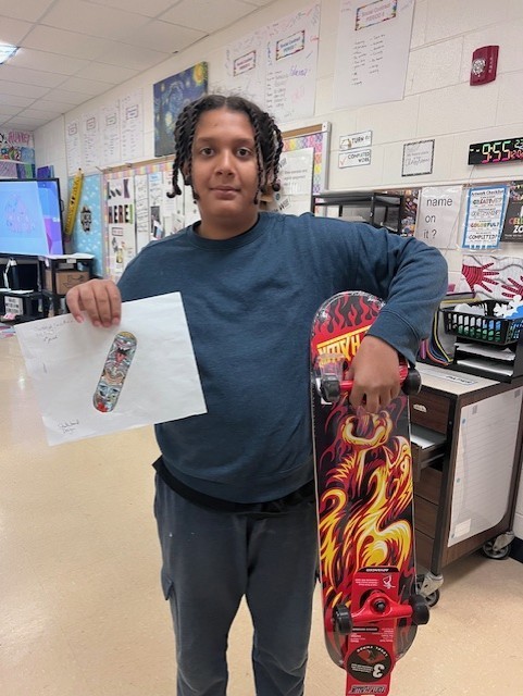 Skateboard winner- details in the post