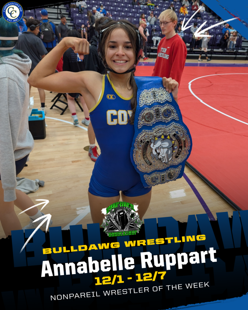 annabelle ruppart wrester of the week