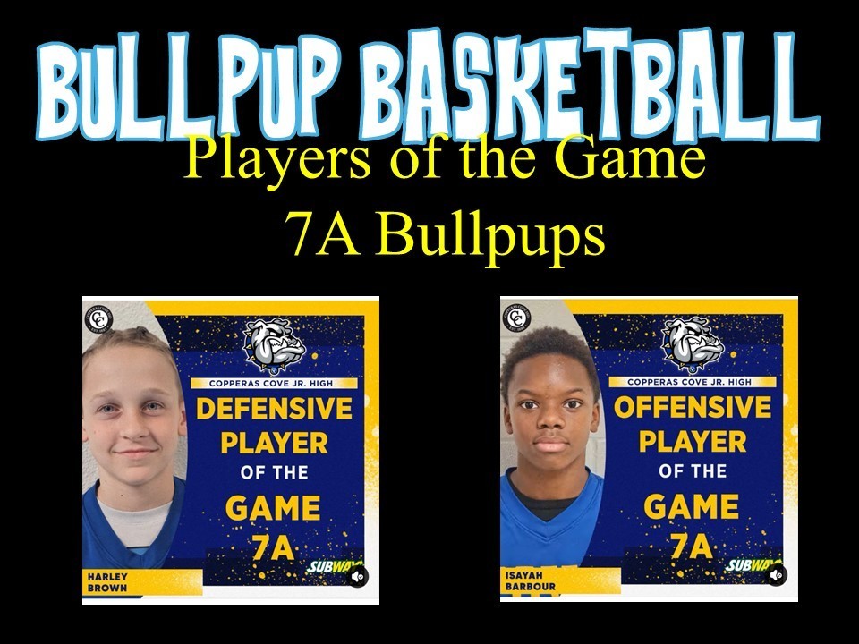 Bullpup Basketball_Players of the Week- details in the post