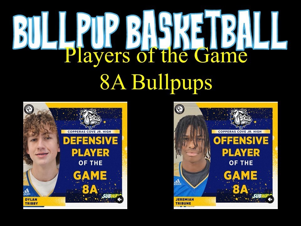 Bullpup Basketball_Players of the Week- details in the post