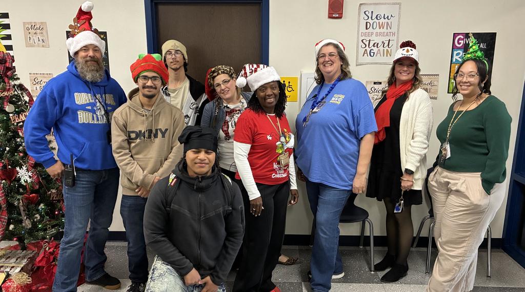 Holiday Hat Day Pictures.