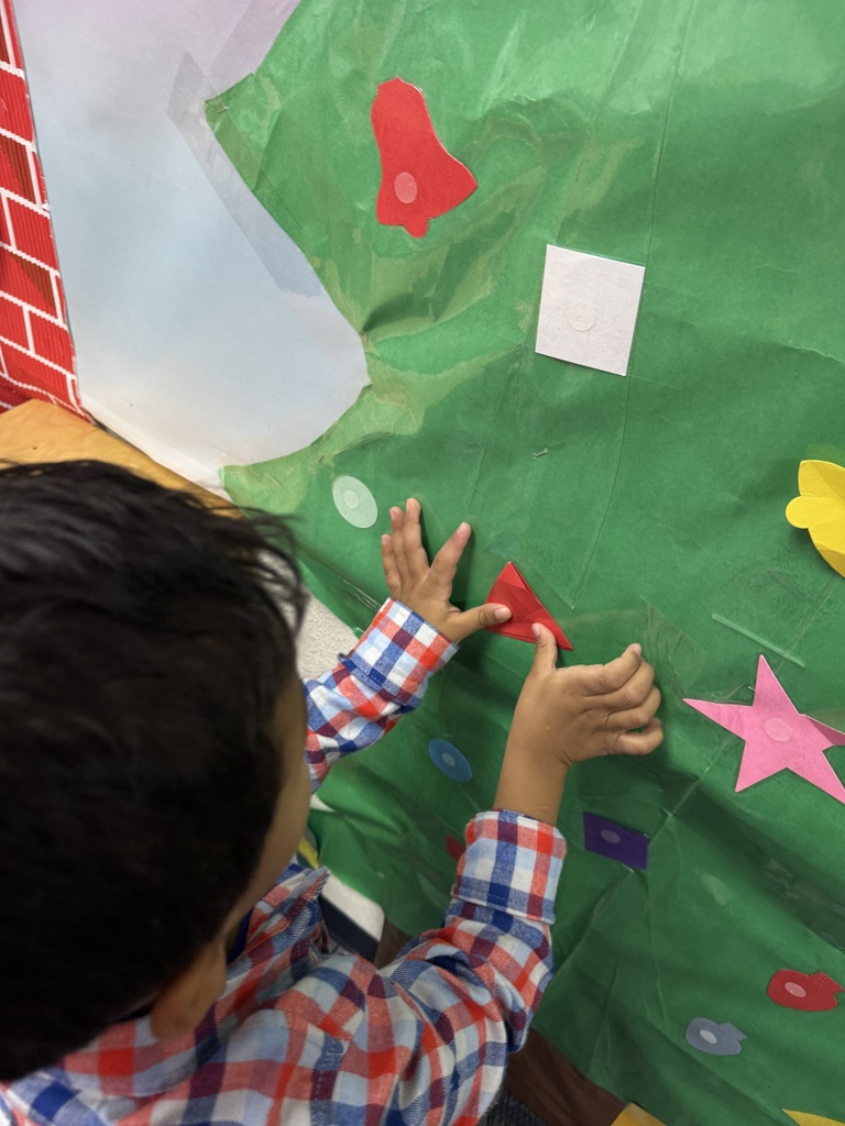 Mrs. Anderson's class matching shapes