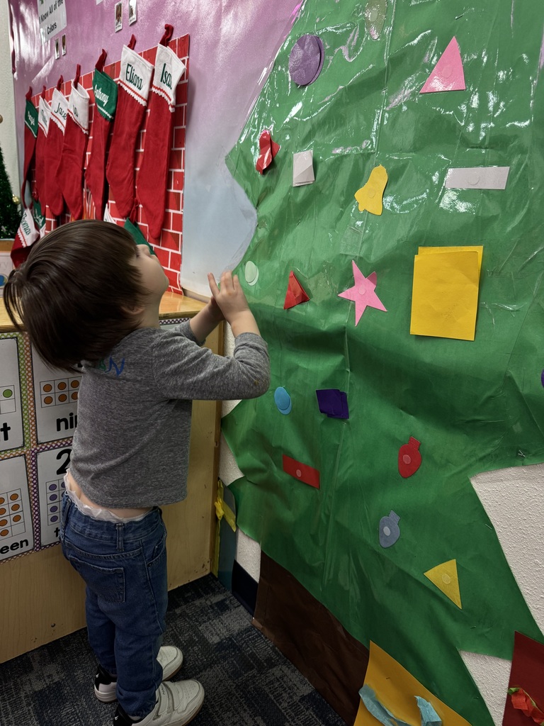 Mrs. Anderson's class matching shapes