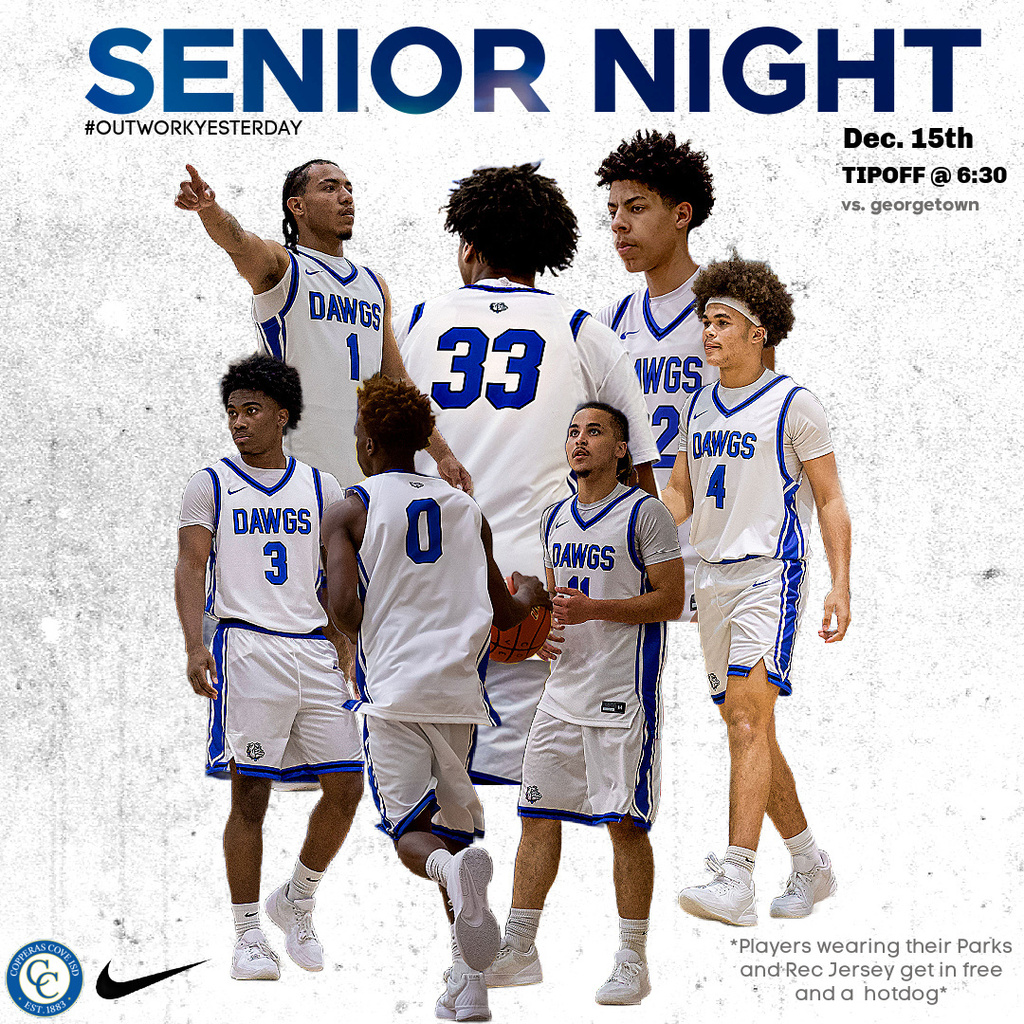 sr nigh players wearing their parks and rec jersey get in free and a hotdog