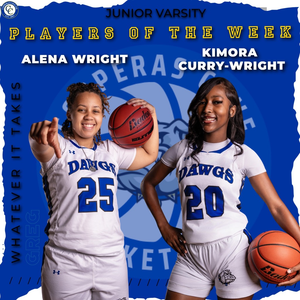 jv girls basketball players of the week wright and curry wright