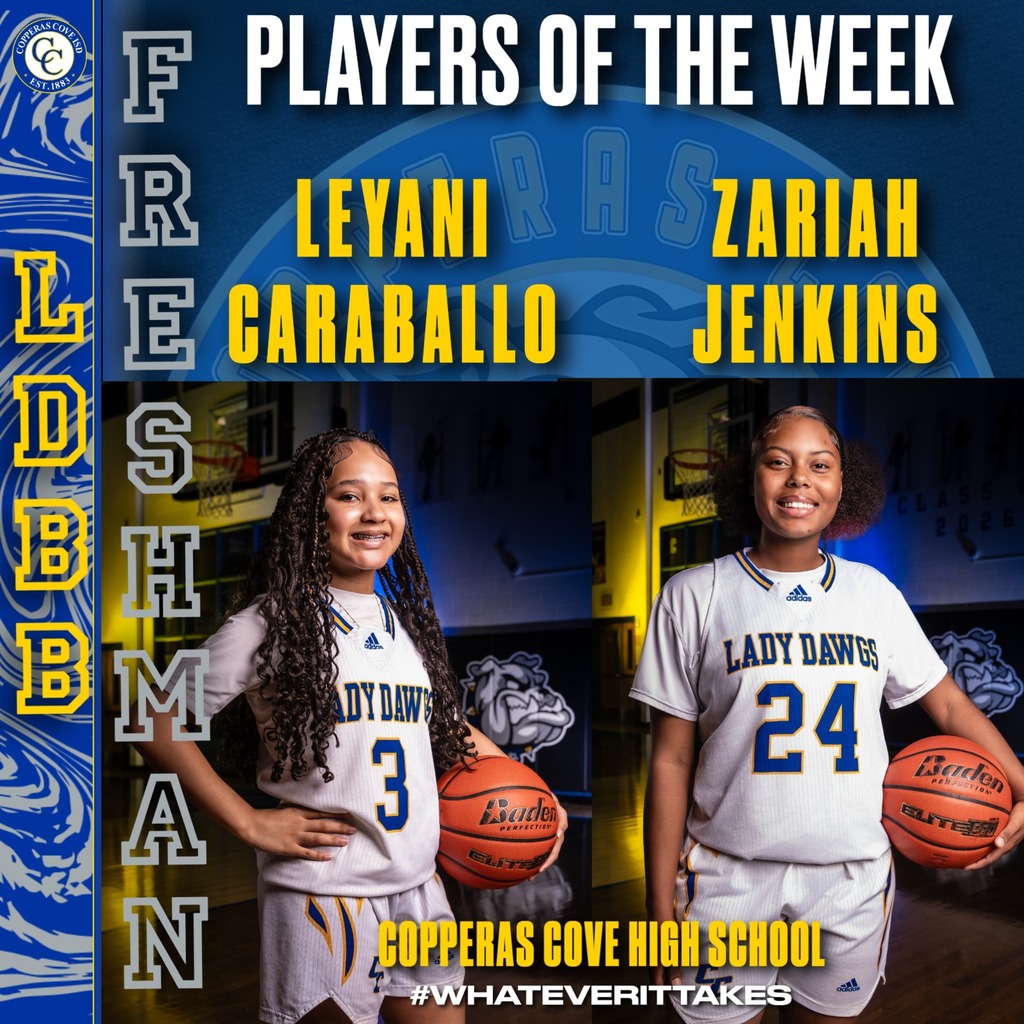 freshamn girls basketball players of the week caraballo and jenkins