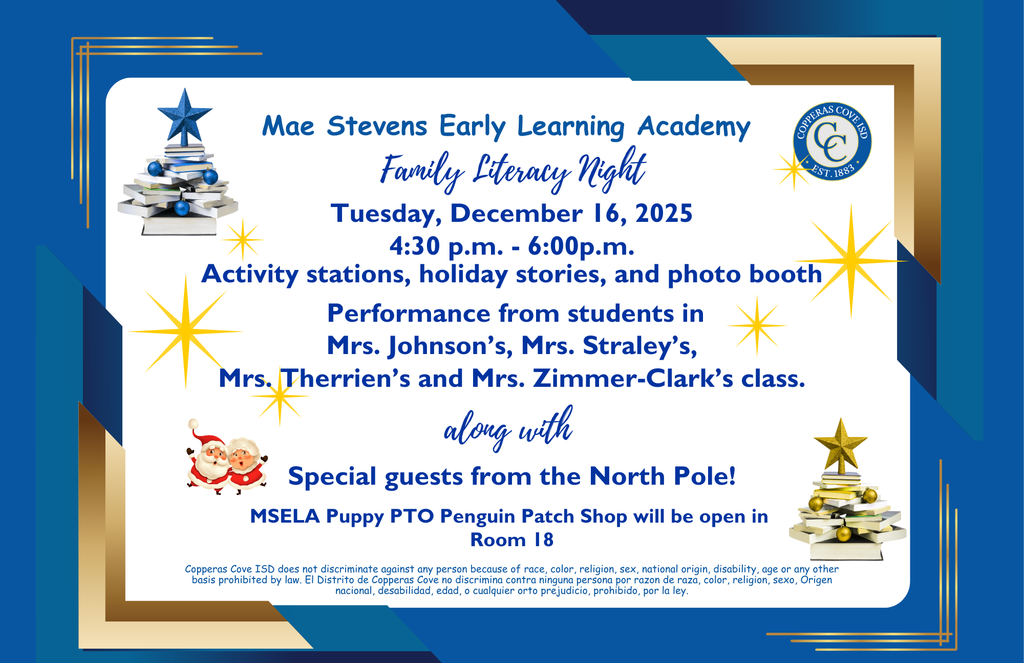 Family Literacy Night Invitation