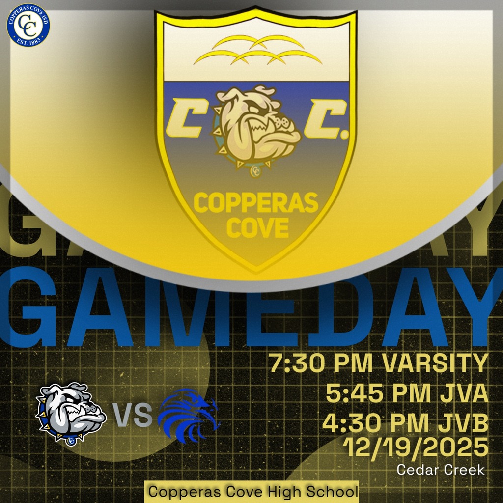 gameday vs cedar creek 430, 545, 730 at cedar creek high school