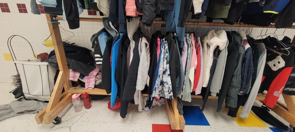 Photo of lost jackets hanging