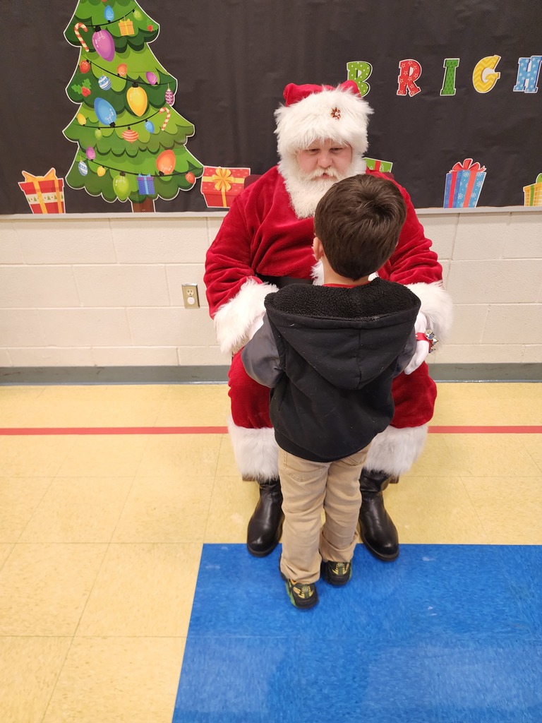 Visiting Santa Claus and Mrs. Santa Claus