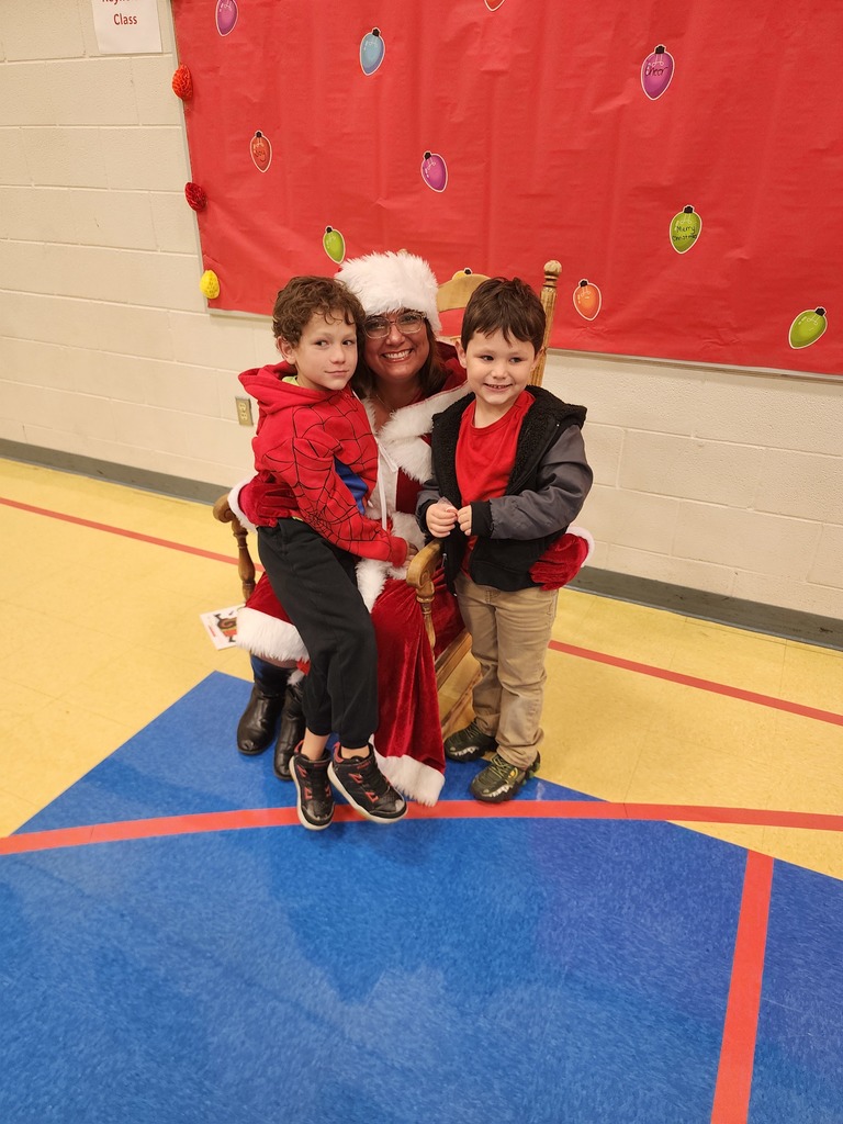 Visiting Santa Claus and Mrs. Santa Claus