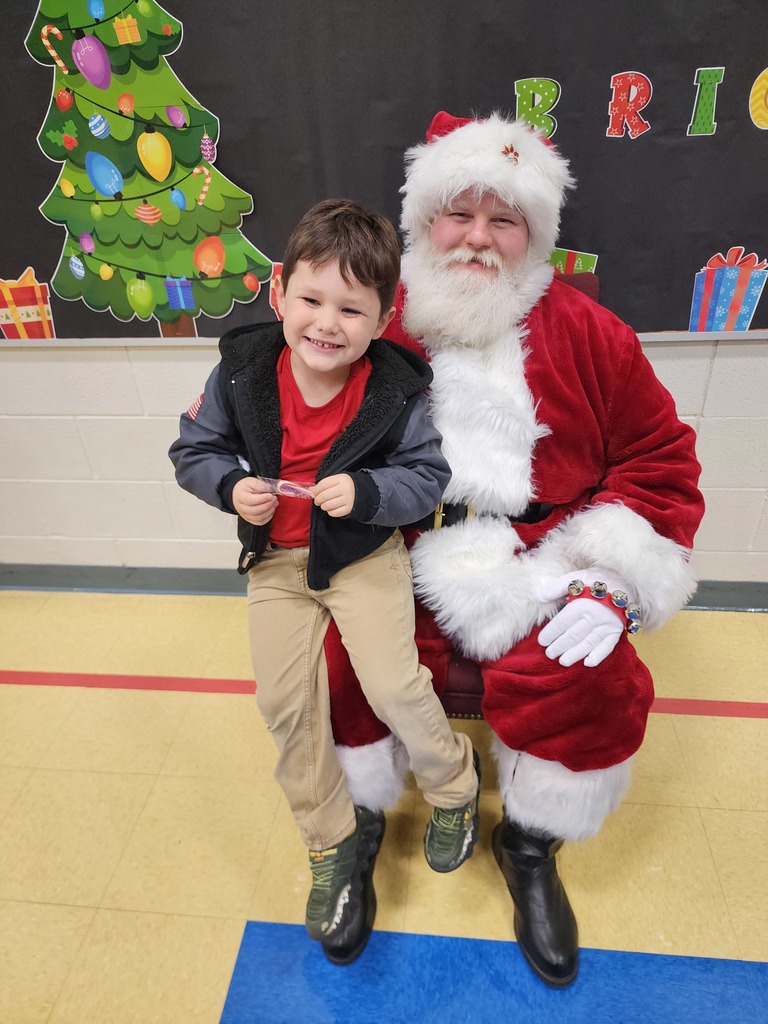 Visiting Santa Claus and Mrs. Santa Claus