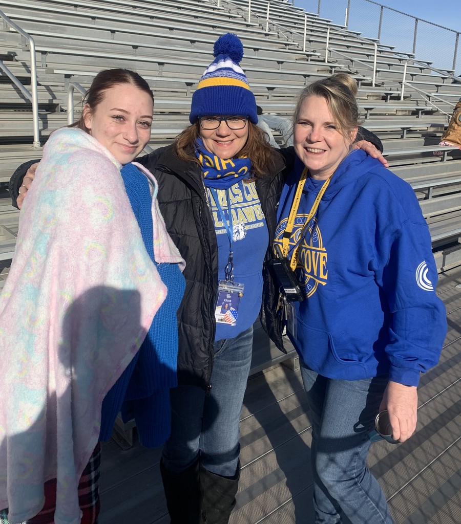 Students and Staff at the Turkey Bowl Game.