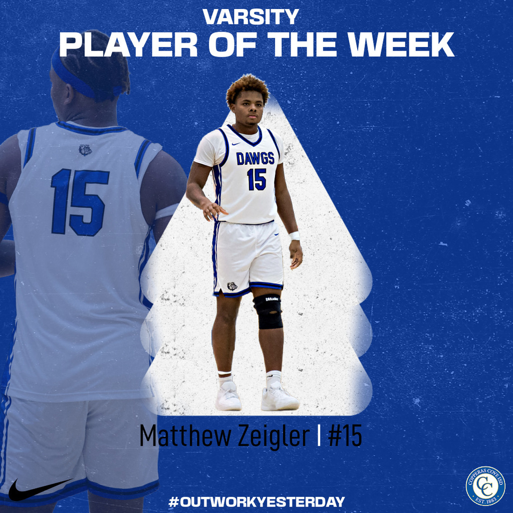 varsity player of the week matthew zeigler