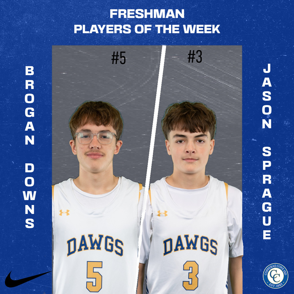 freshman players of the week brogan sowns and jason spague