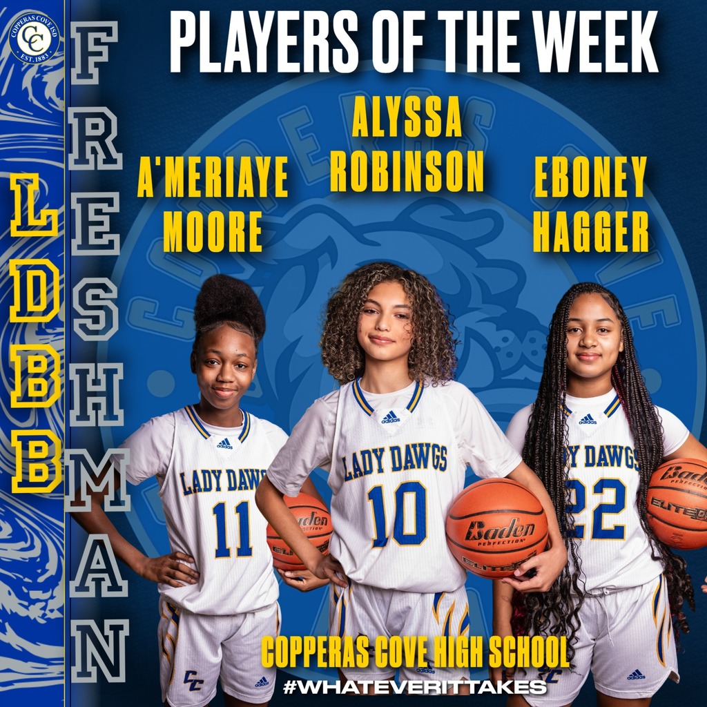 freshamn players of the week moore robinson hagger