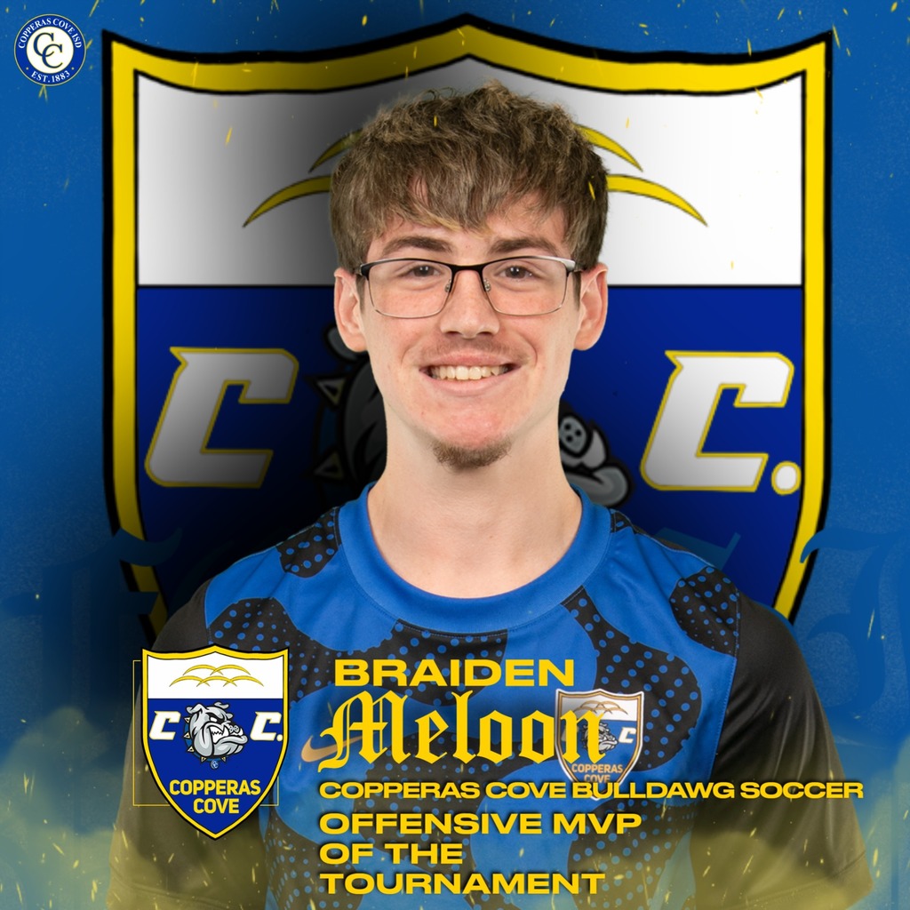 braiden melon copperas coe soccer offensive mvp of the tournametn