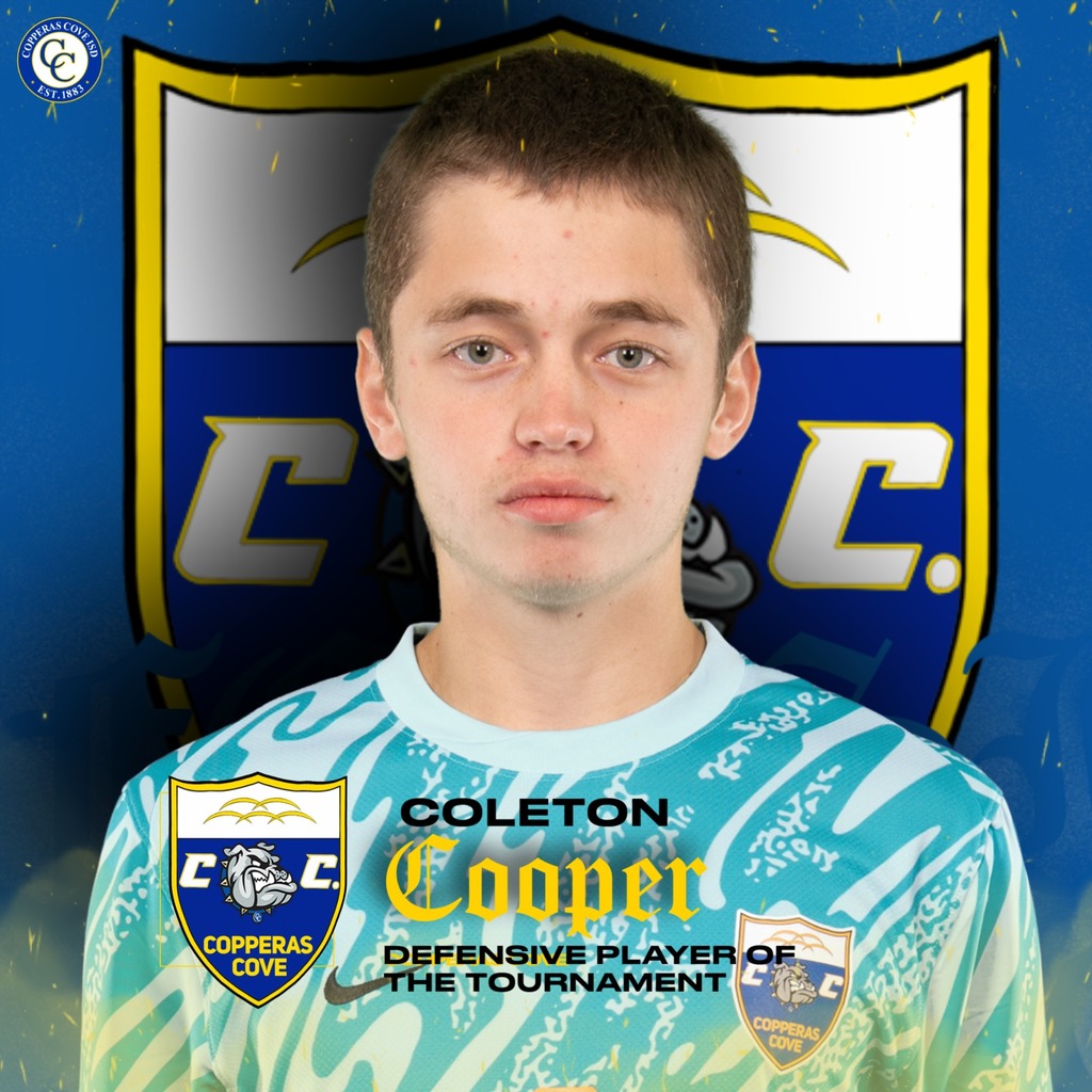 coleton cooper defensive player of the tournament