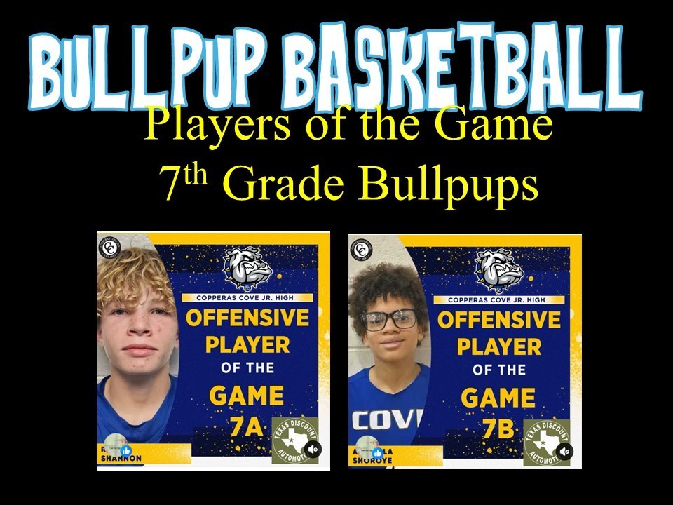 Basketball Players of the week- details in the post